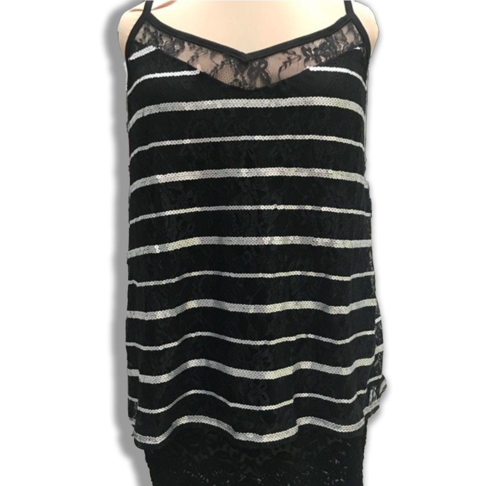 Love & Legend Lace & Sequin Top